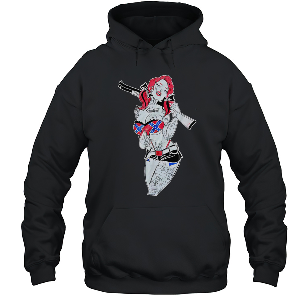 Rednecks With Paychecks Girl Gun Shirt Unisex Hoodie