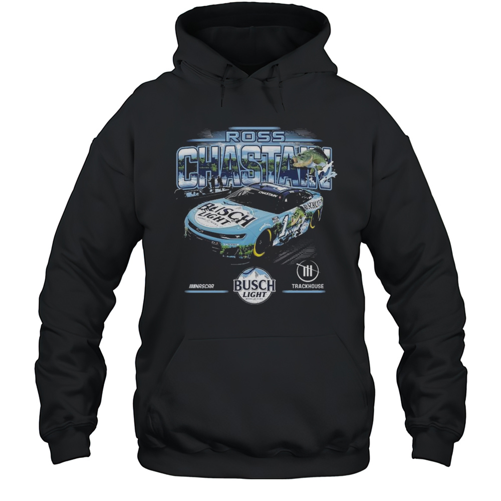 Ross Chastain Trackhouse Racing Team Collection Busch Light Shirt Unisex Hoodie