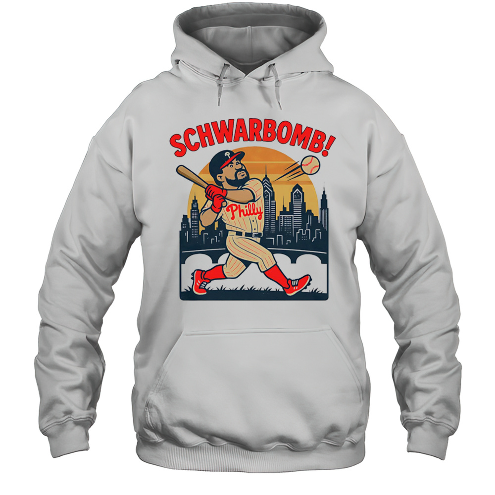 SchwarBOMB Philadelphia Phillies Baseball Shirt Unisex Hoodie