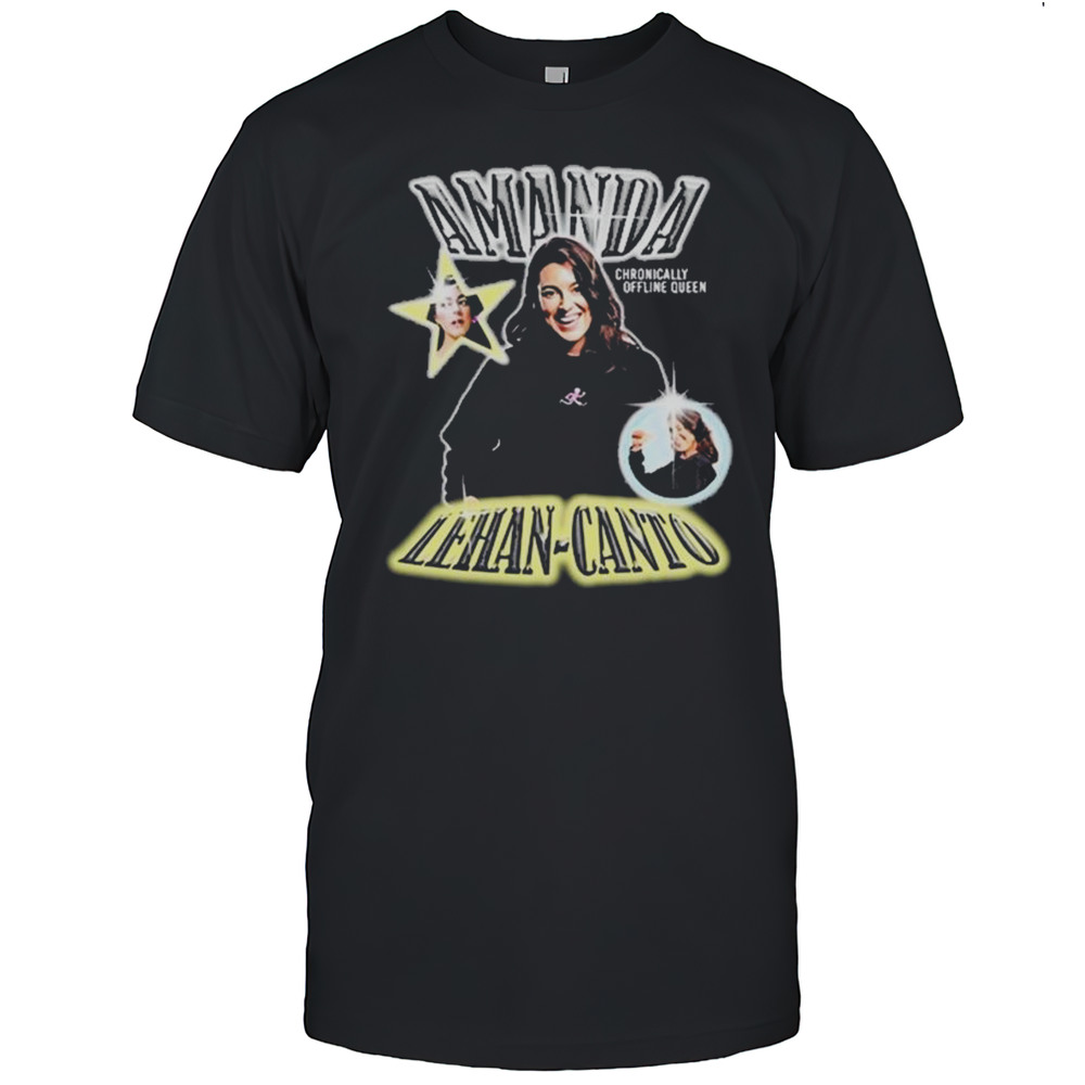 Smosh Amanda Lehan Canto Chronically Offline Queen Graphic T-shirt