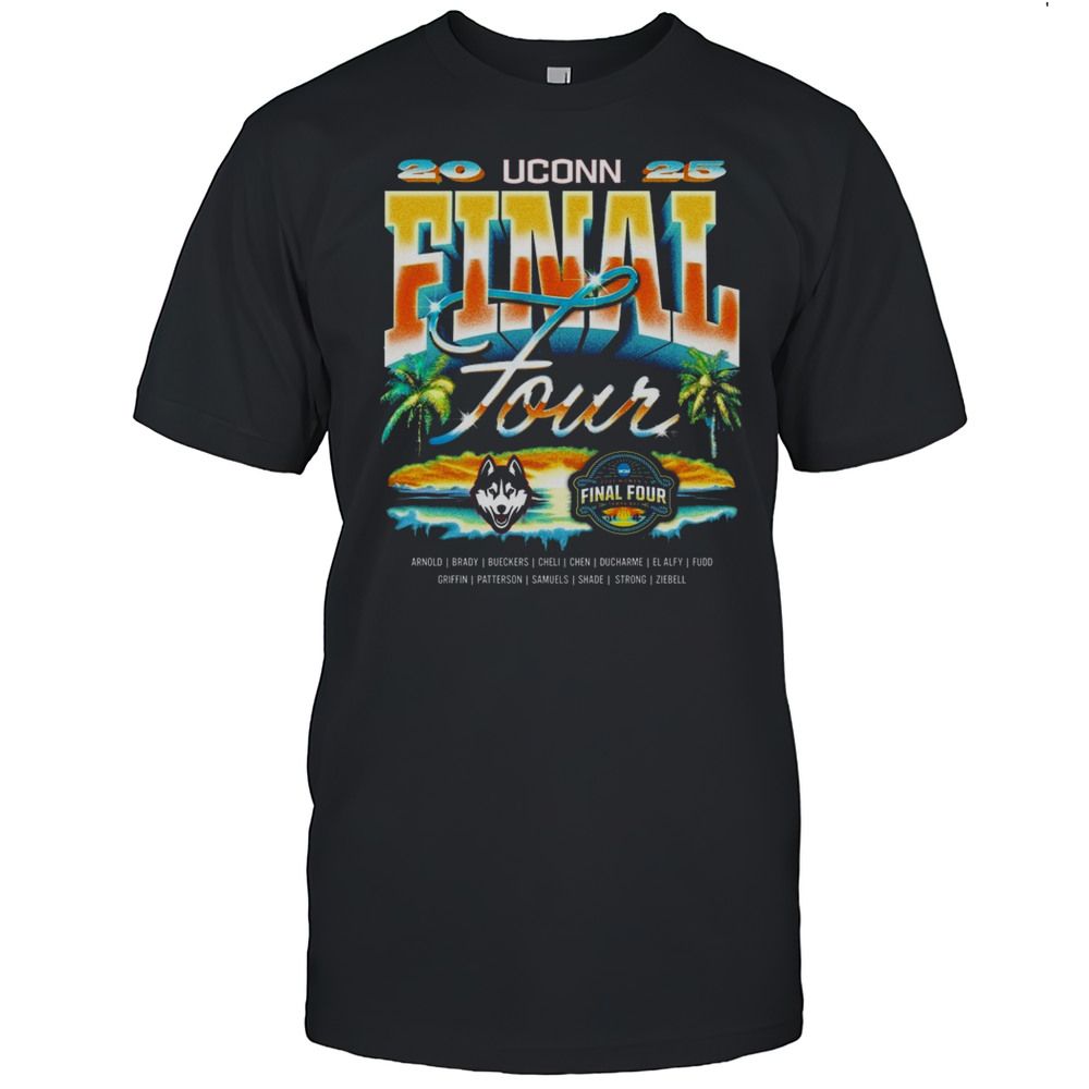 Uconn Huskies Womens Basketball 2025 Final Four T-Shirts