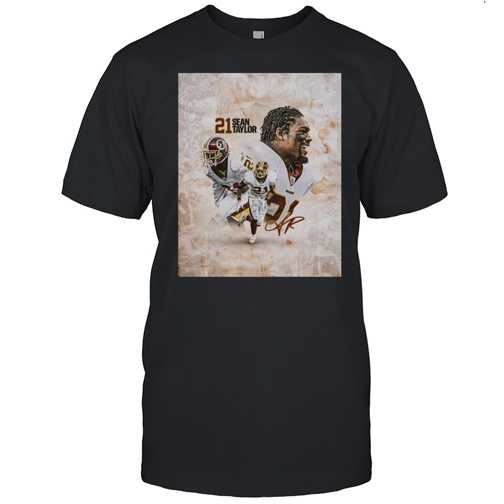 Washington Commanders Football NFL 2025 Happy Birthday Sean Taylor Signature T-shirt