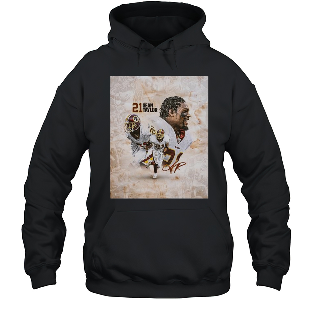 Washington Commanders Football NFL 2025 Happy Birthday Sean Taylor Signature T-shirt Unisex Hoodie