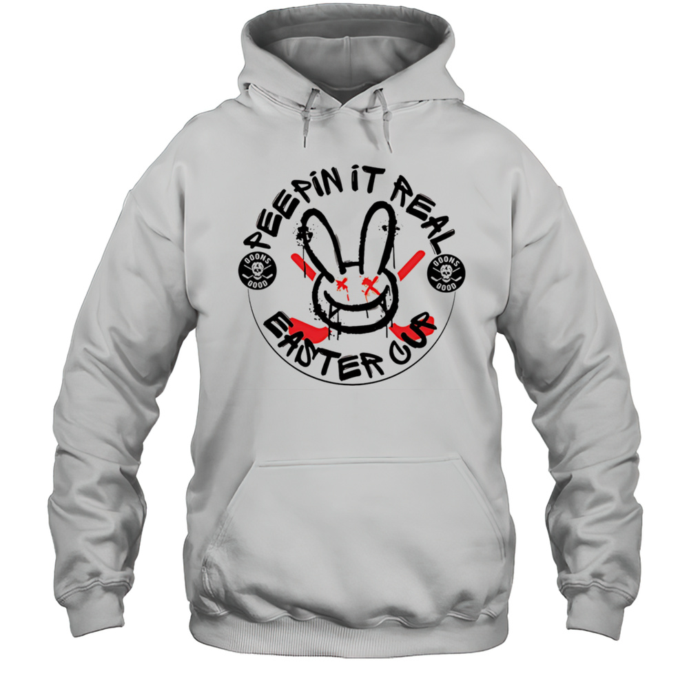 2025 Peepin It Real Easter Cup Shirt Unisex Hoodie