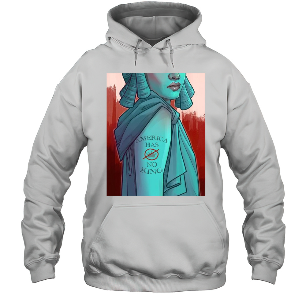 America Has No King 2025 Shirt Unisex Hoodie