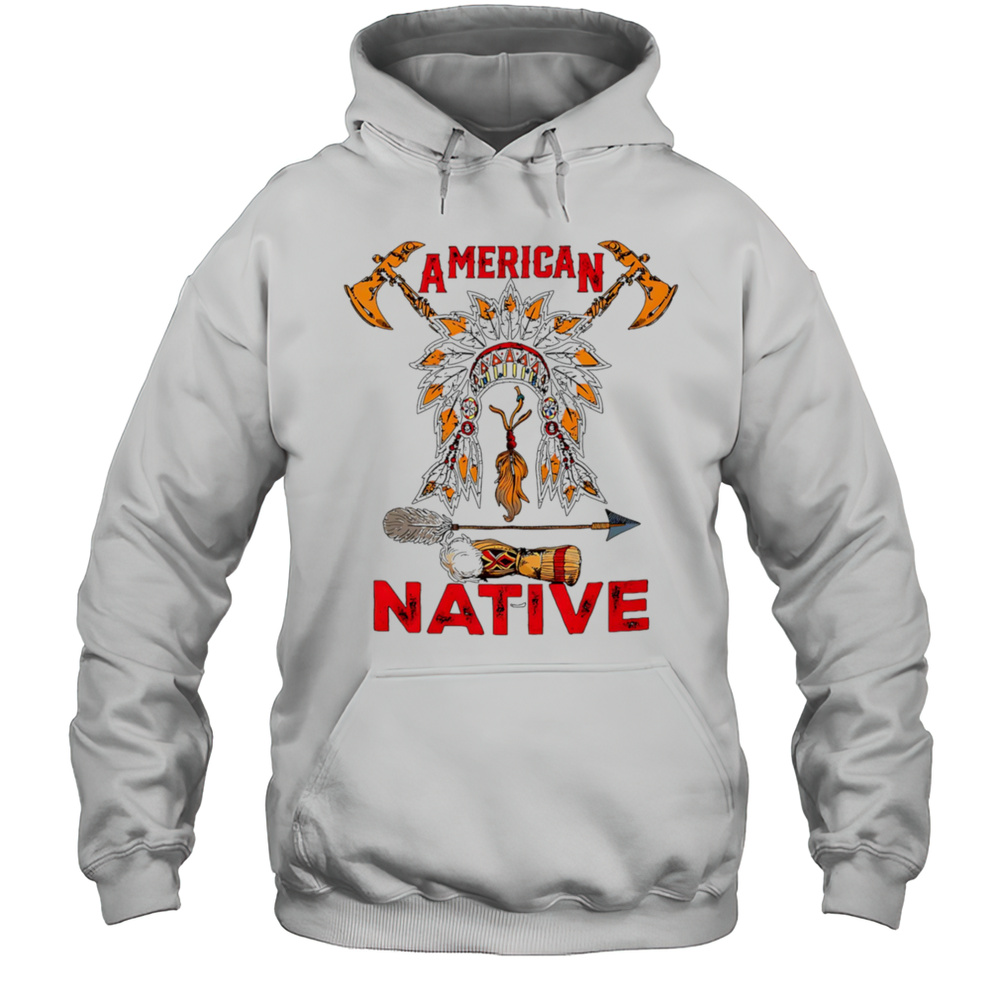 American Native Patriarchs Hat Shirt Unisex Hoodie