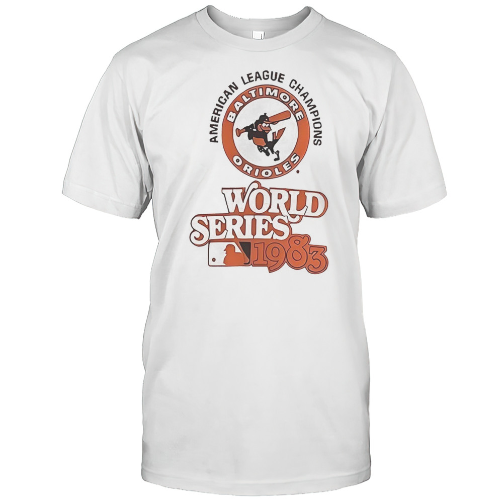 Baltimore Orioles American League Champions World Series 1983 Vintage Shirt