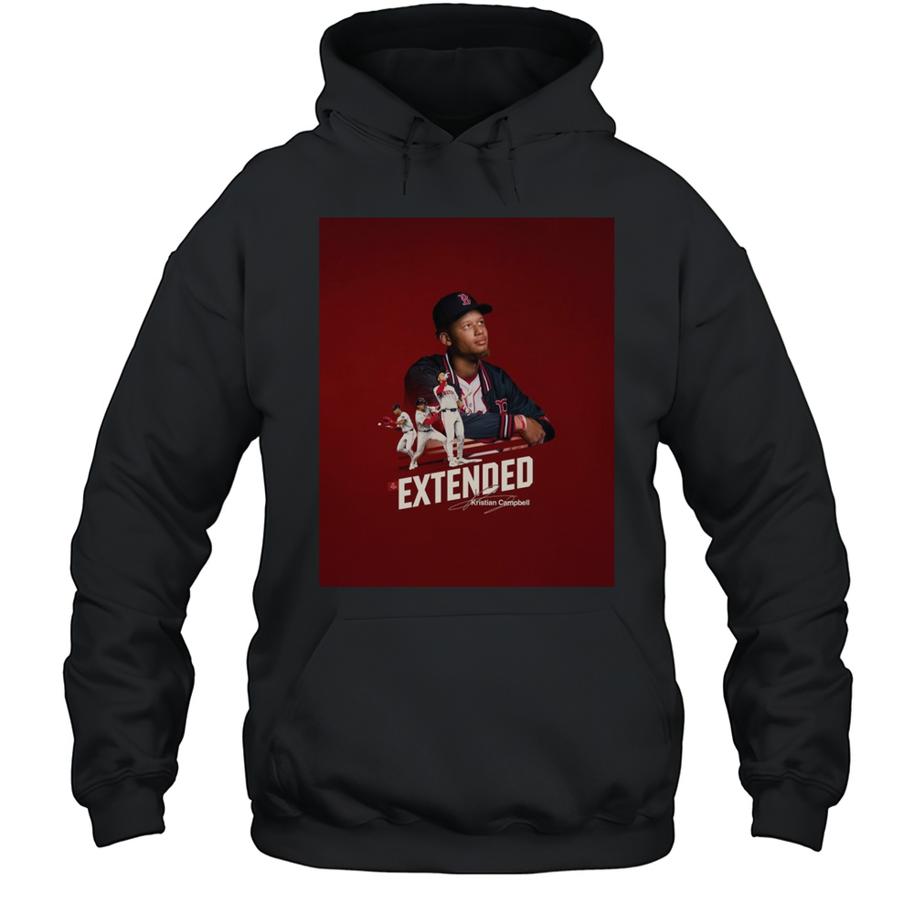 Boston Red Sox Baseball Extended Kristian Campbell KCs Sticking Around Signature Poster T-shirt Unisex Hoodie