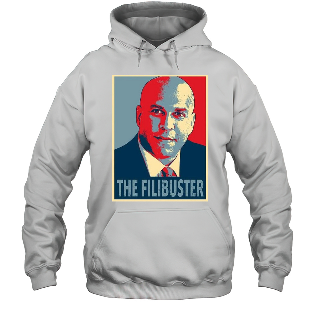Cory Booker The Filibuster Vintage Shirt Unisex Hoodie