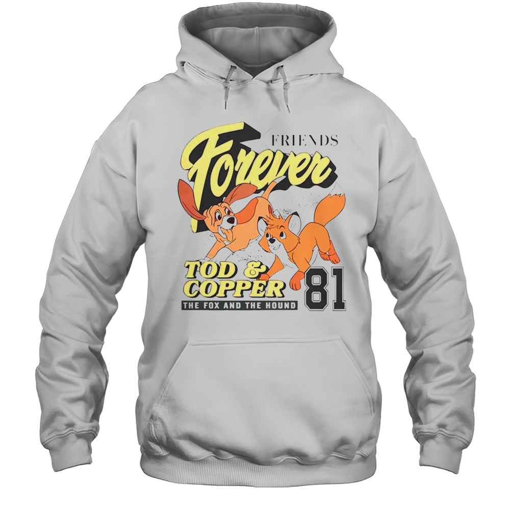 Good Friends Forever Disney The Fox And The Hound Tod And Copper 81 T-Shirt Unisex Hoodie