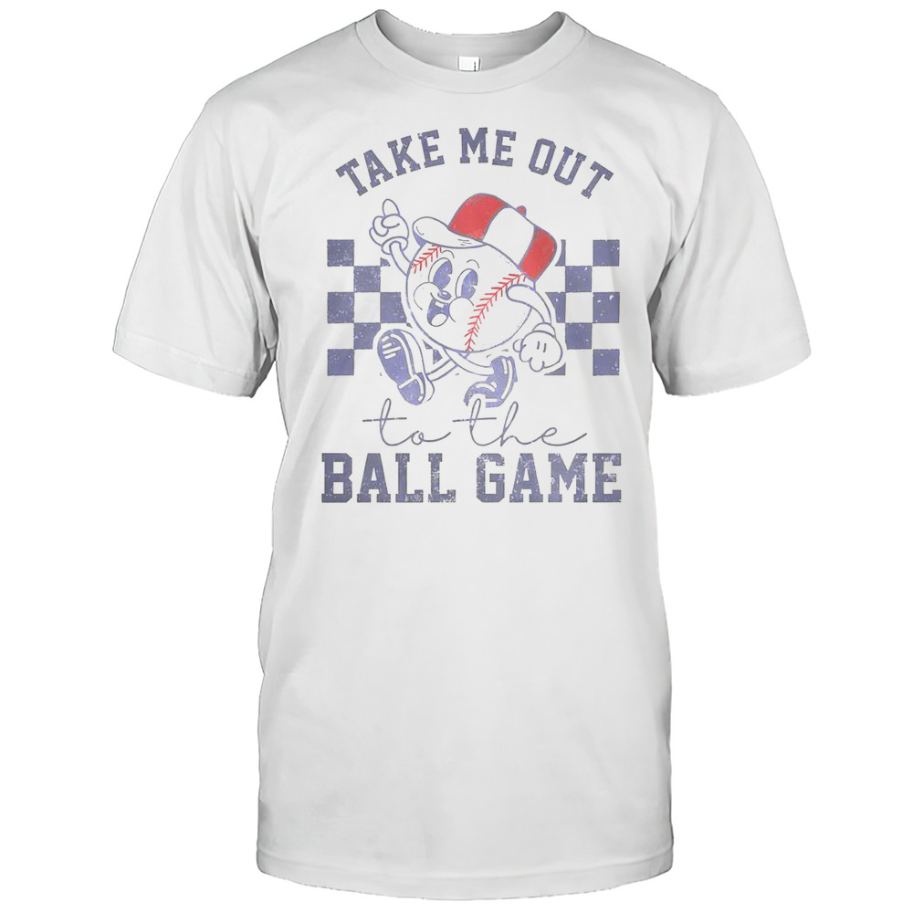 Good Vintage Take Me Out To The Baseball Ball Game Softball T-Shirt