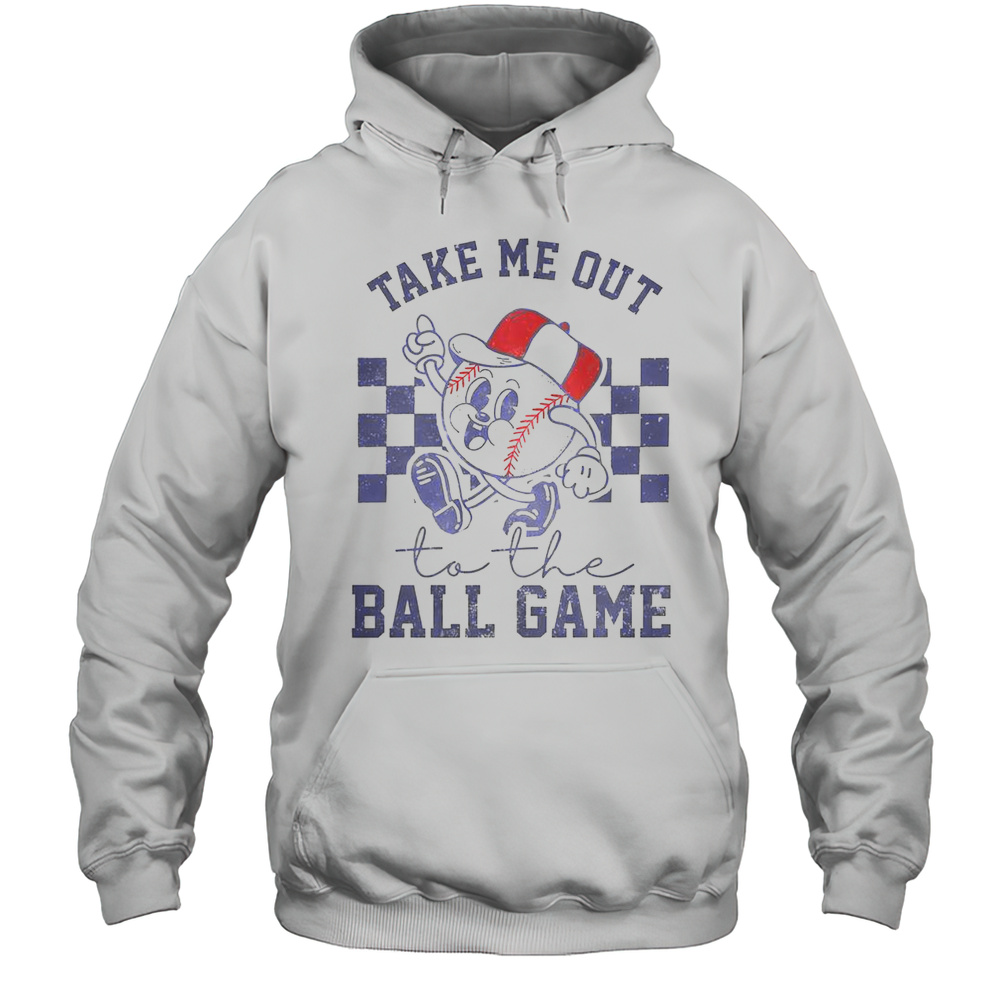 Good Vintage Take Me Out To The Baseball Ball Game Softball T-Shirt Unisex Hoodie