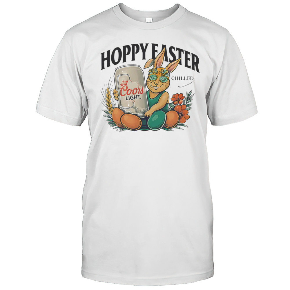 Hoppy Easter Chilled Coors Light Rabbit Shirt