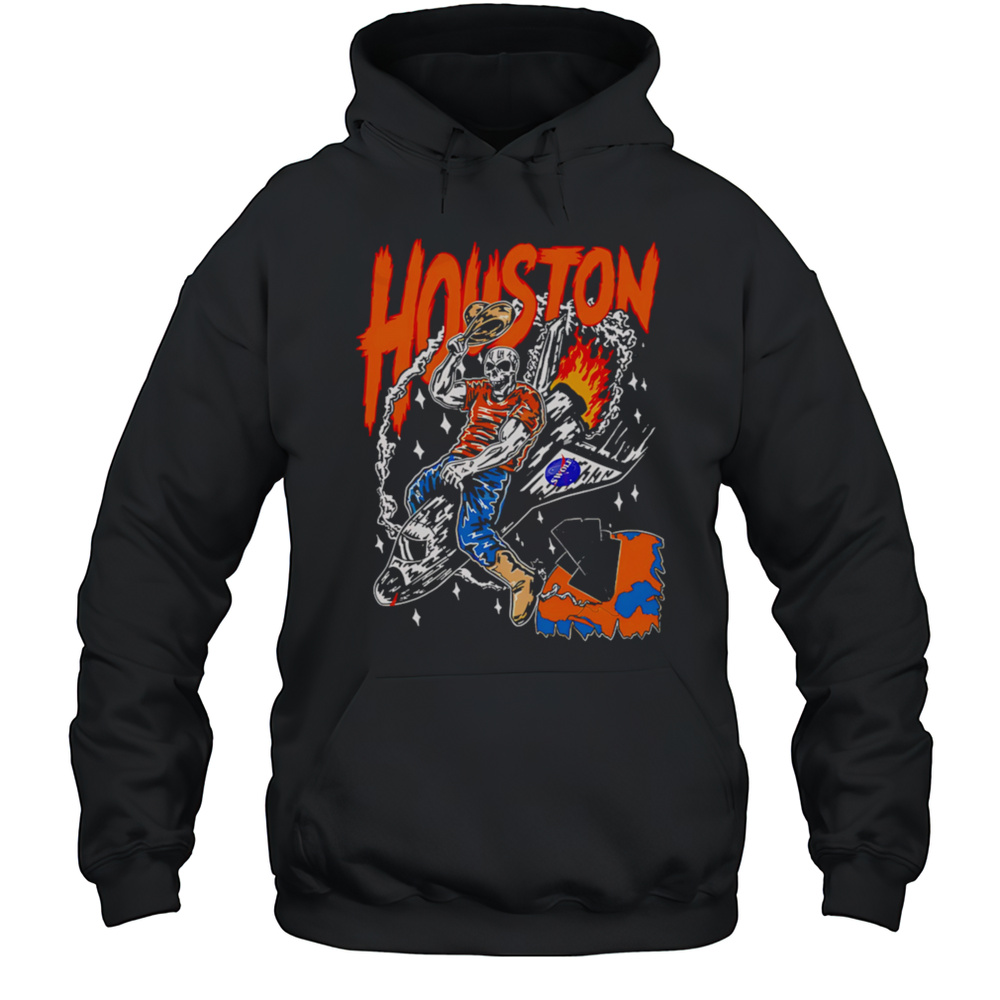 Houston Astros Rockets Nasa Skeleton Shirt Unisex Hoodie