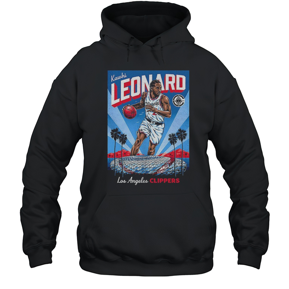 Kawhi Leonard Los Angeles Clippers Skyline Dribble Shirt Unisex Hoodie