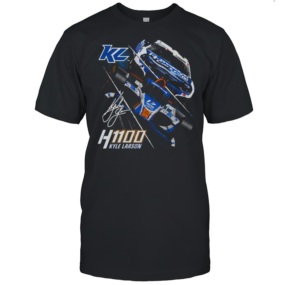 KL5 KL17 HendrickCars H1100 Kyle Larson Dual Design Signature T-shirt