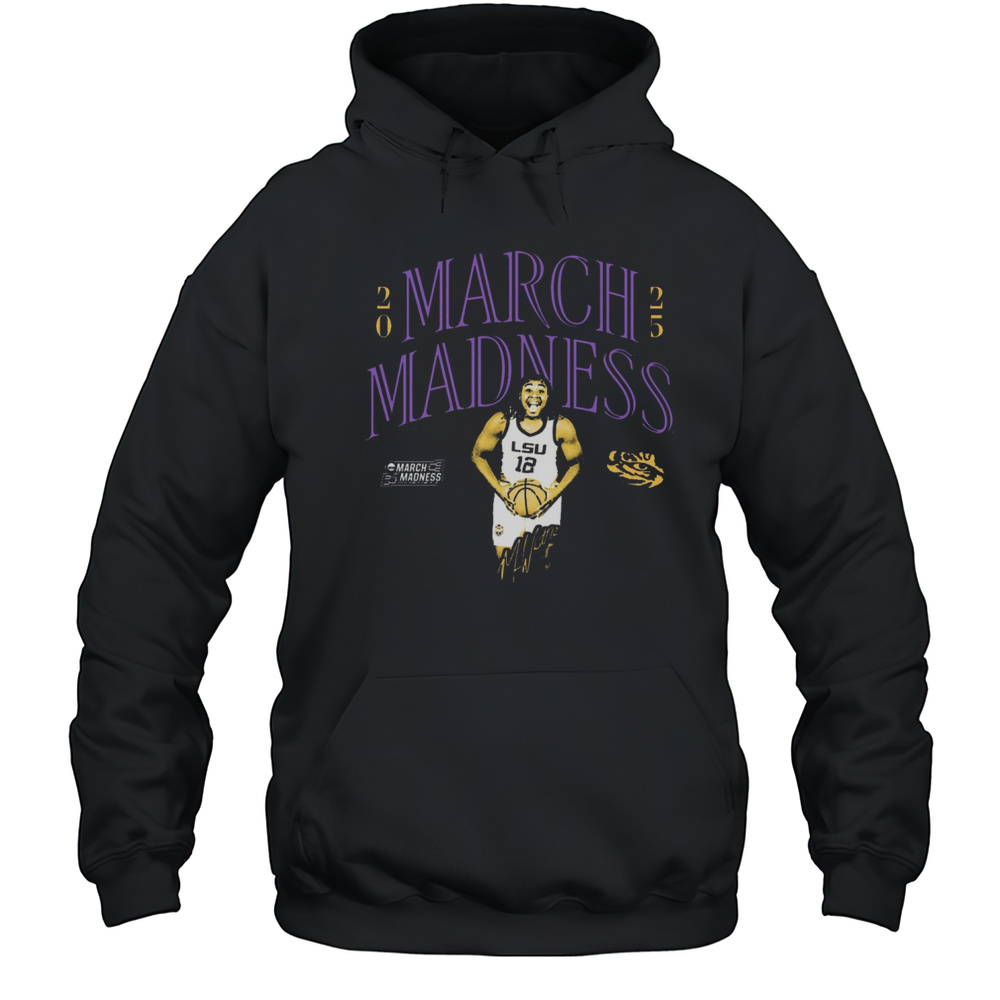 Mikaylah Williams LSU Tigers Basketball 2025 NCAA March Madness Graphic T-shirt Unisex Hoodie