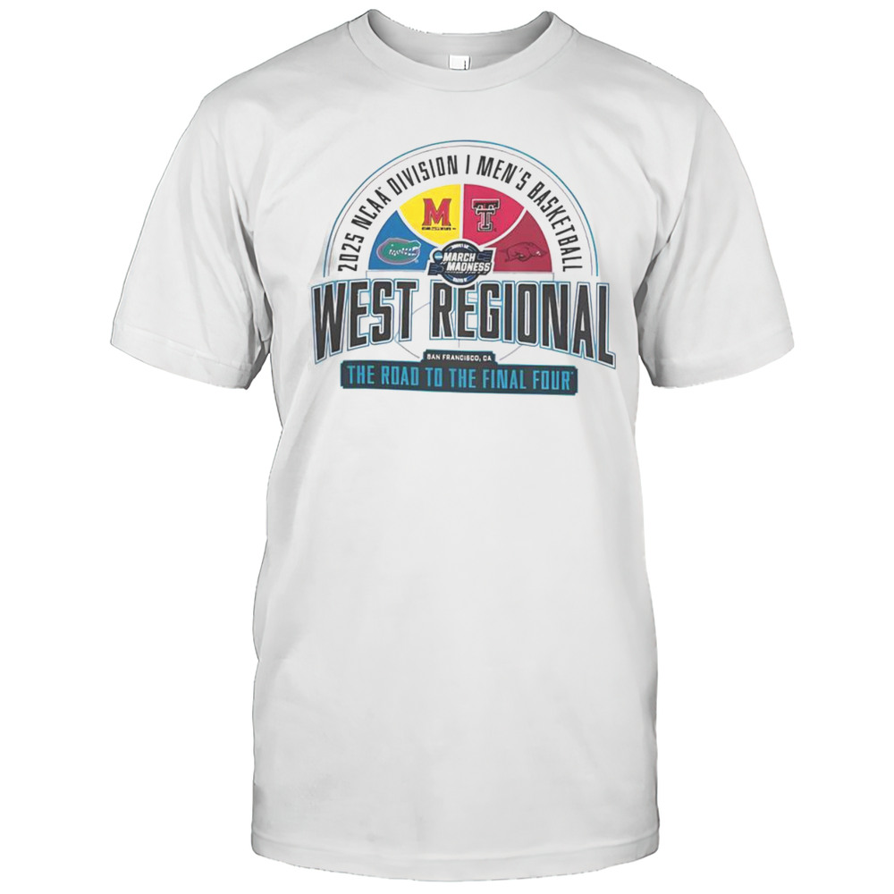Nice 2025 NCAA DI Mens Basketball West Regional San Francisco CA T-Shirt