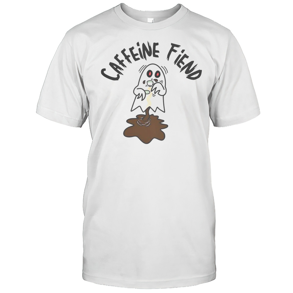 Nice Caffeine Fiend Ghost T-Shirt