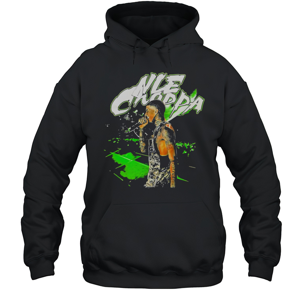 Nle Choppa On Stage Graphic Green Shirt Unisex Hoodie