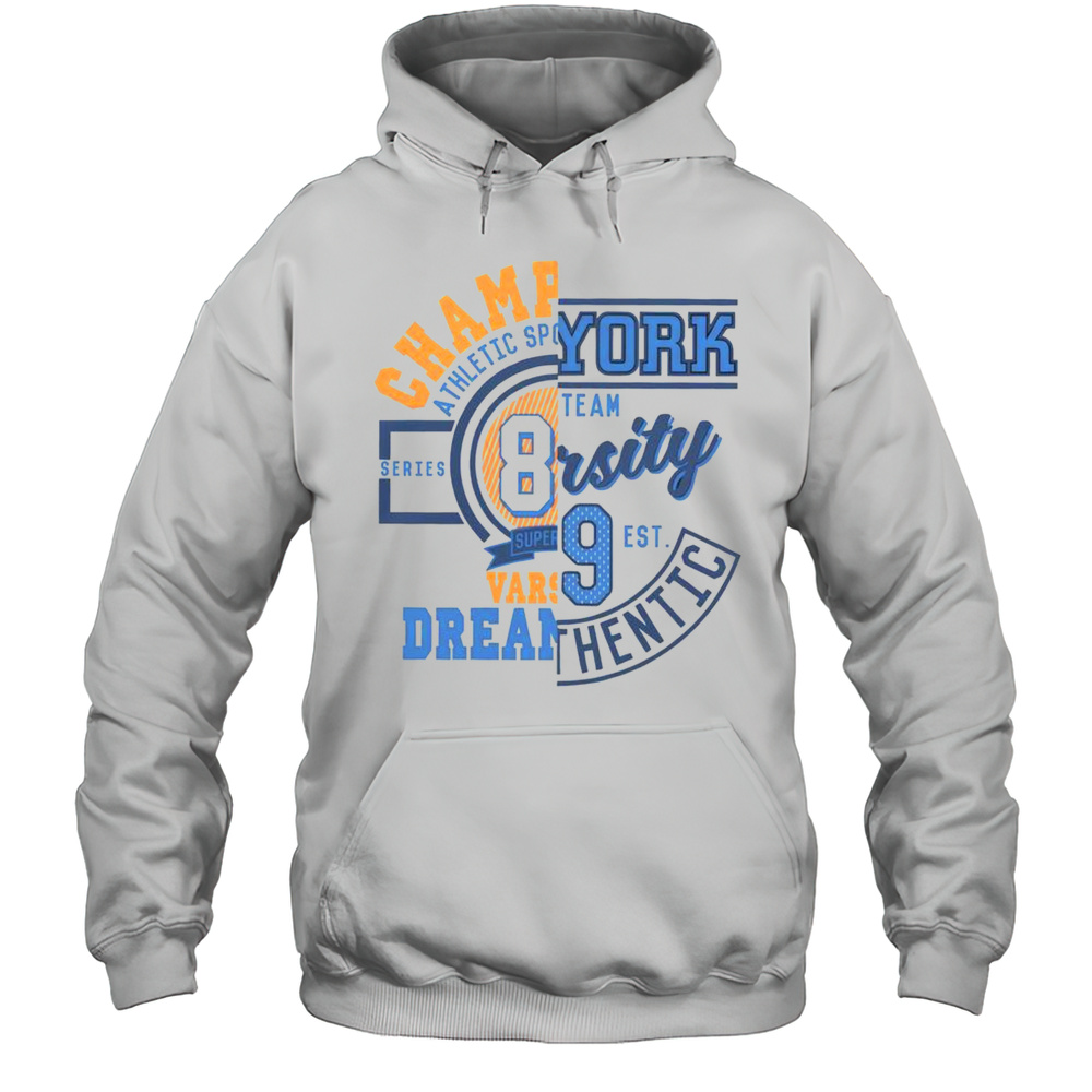 Premium New York Athletic Sports Champions Varsity T-Shirt Unisex Hoodie