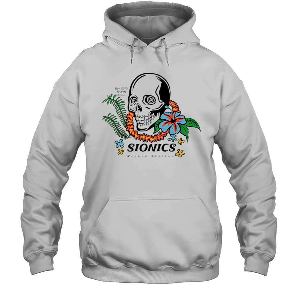 Sionics Weapon Systems Skull Shirt Unisex Hoodie