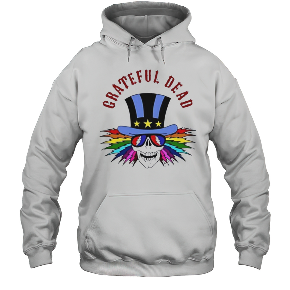 Skeleton Grateful Dead Uncle Sam Shirt Unisex Hoodie