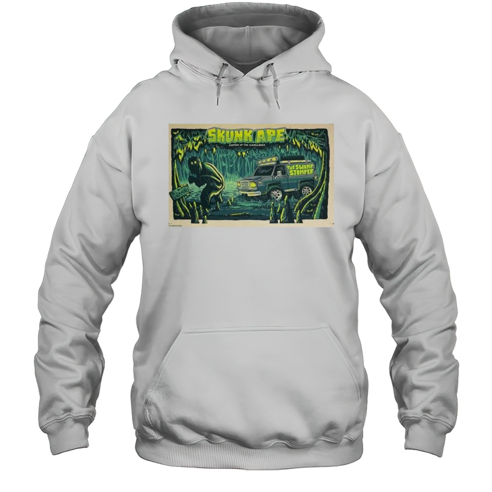 Skunk Ape Keeper Of The Everglades 2025 Poster The Swamp Stomper Shirt Unisex Hoodie