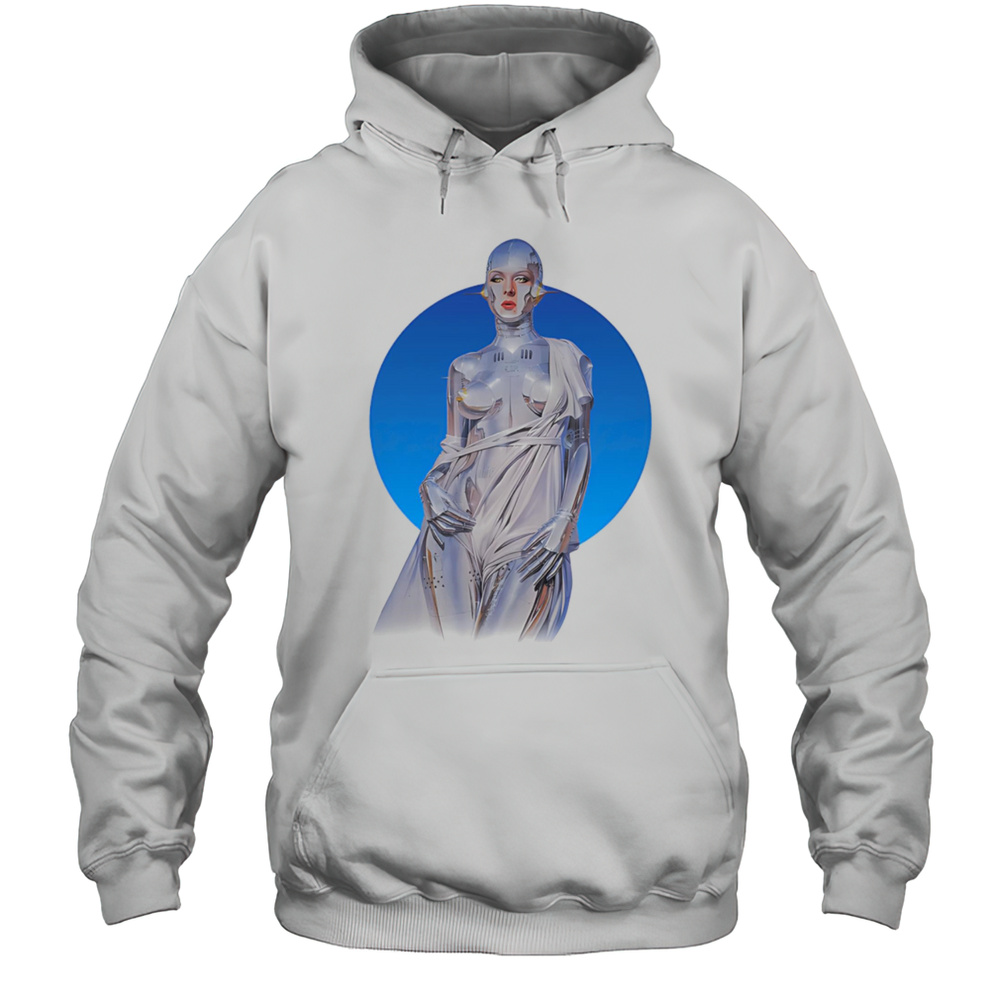 Sorayamas Chrome Robot Shirt Unisex Hoodie