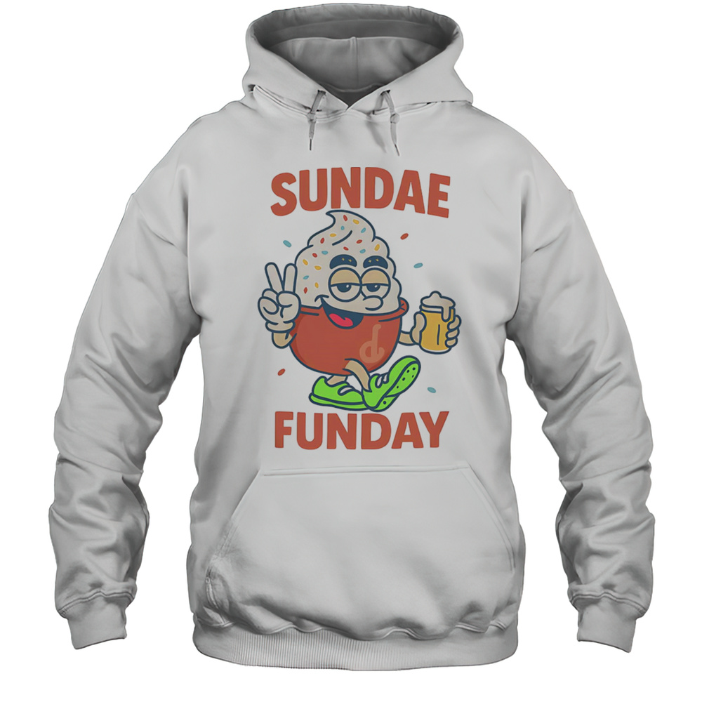 Sundae Funday Ballpark Shirt Unisex Hoodie