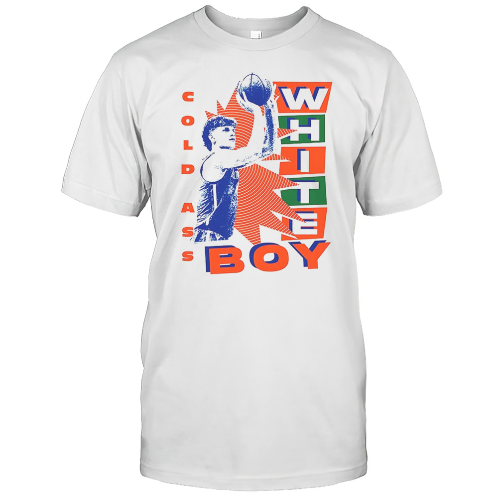 Thomas Haugh Florida Gators NBA Basketball White Boy Cold Ass Shirt