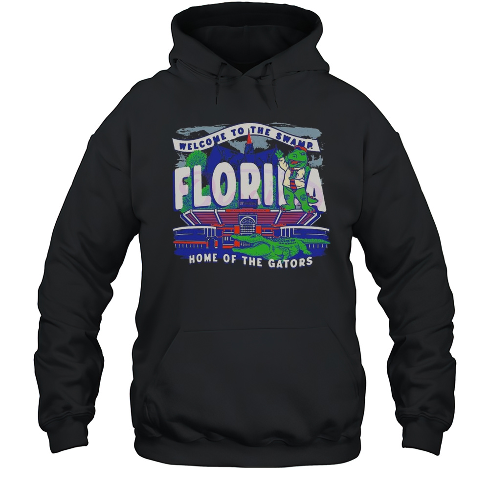Welcome To The Swamp Florida Home Of The Gators 2025 Shirt Unisex Hoodie
