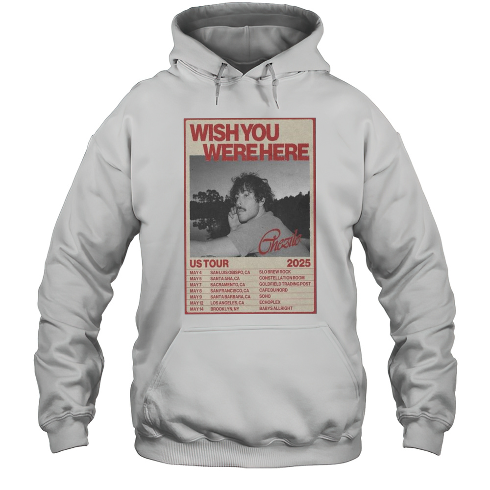 Wish You Were Here May 4 2025 Slo Brew Rock Shirt Unisex Hoodie