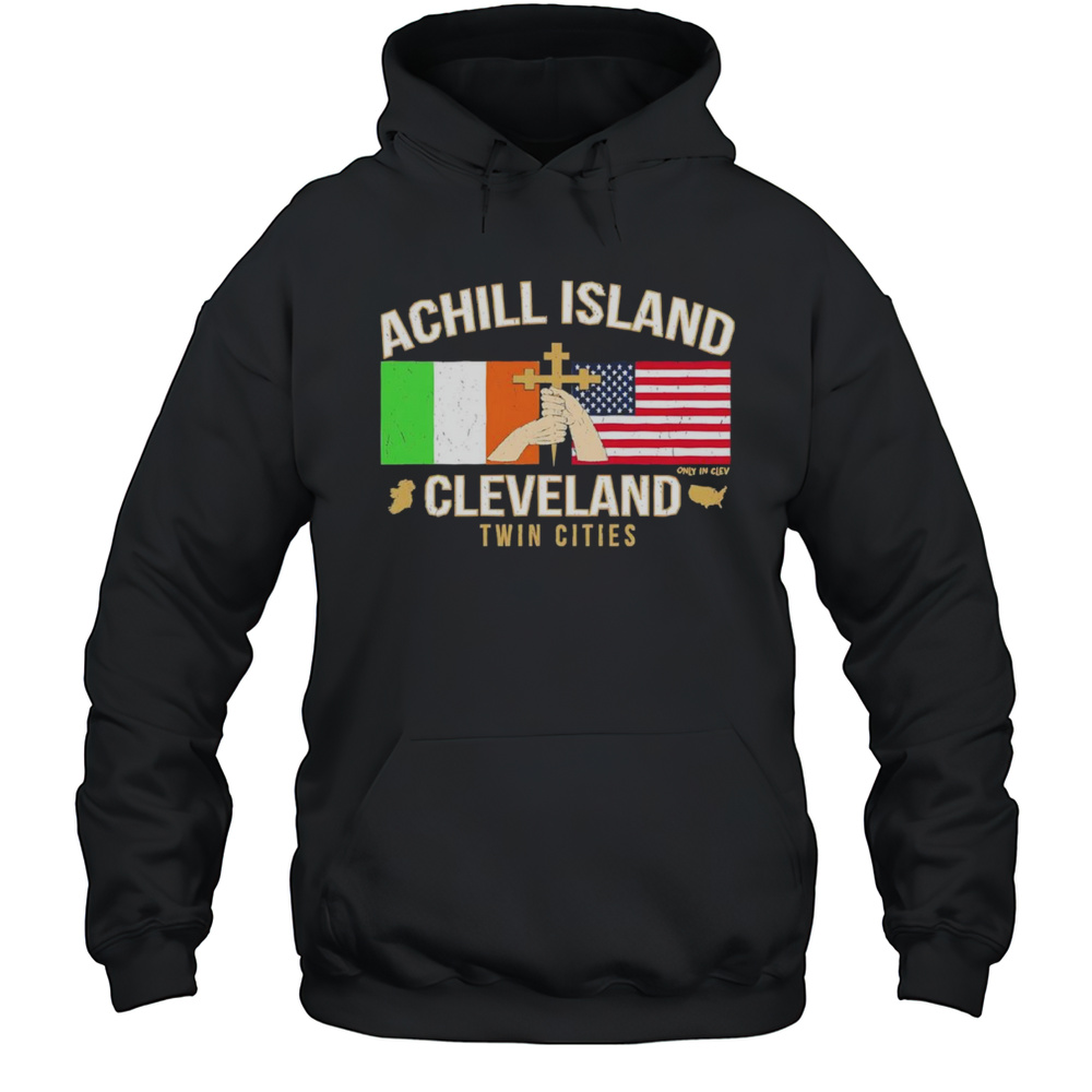 Achill Island Twin Cities Shirt Unisex Hoodie