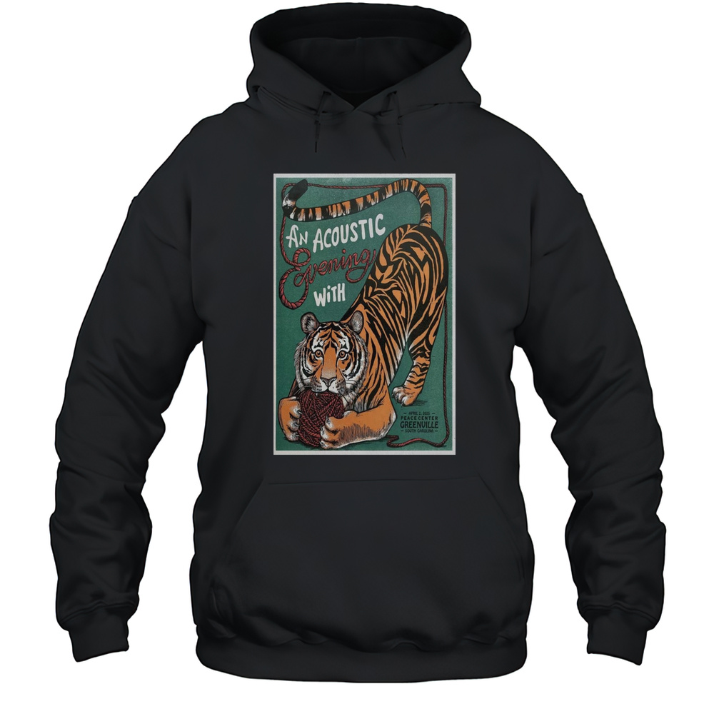 An Acoustic Evening With Trey Anastasio Show April 2 2025 Peace Center In Greenville SC T-shirt Unisex Hoodie