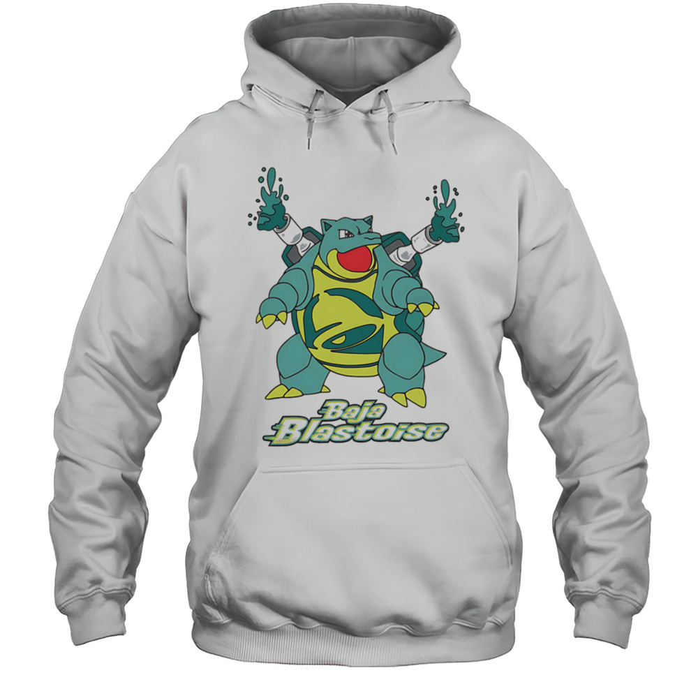 Baja Turtle Cartoon Shirt Unisex Hoodie