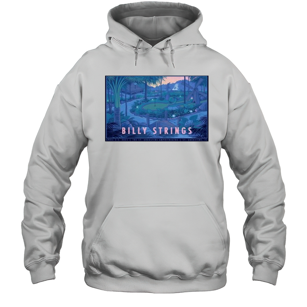 Billy Strings April 3-5 2025 Show The St. Augustine Amphitheatre T-shirt Unisex Hoodie