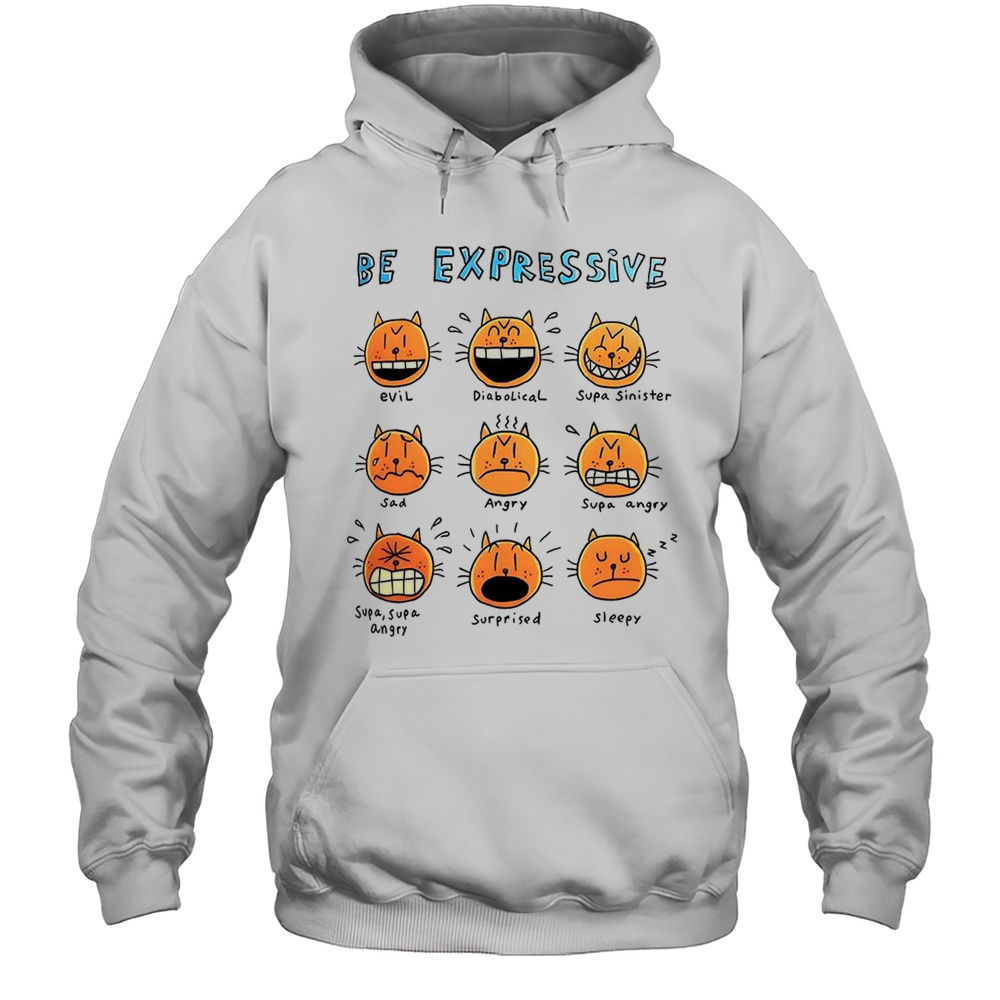 Cat Be Expressive Evil Diabolical Supa Sinister Petey Meme Shirt Unisex Hoodie