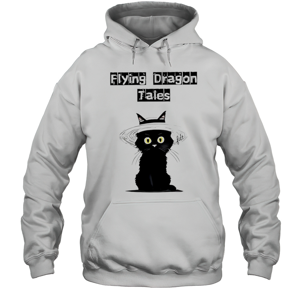 Cat Flying Dragon Tales Shirt Unisex Hoodie