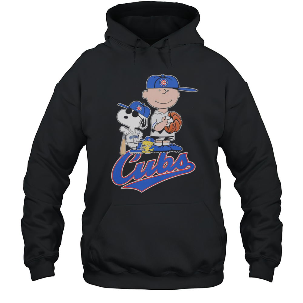 Chicago Cubs Charlie Brown Snoopy Shirt Unisex Hoodie