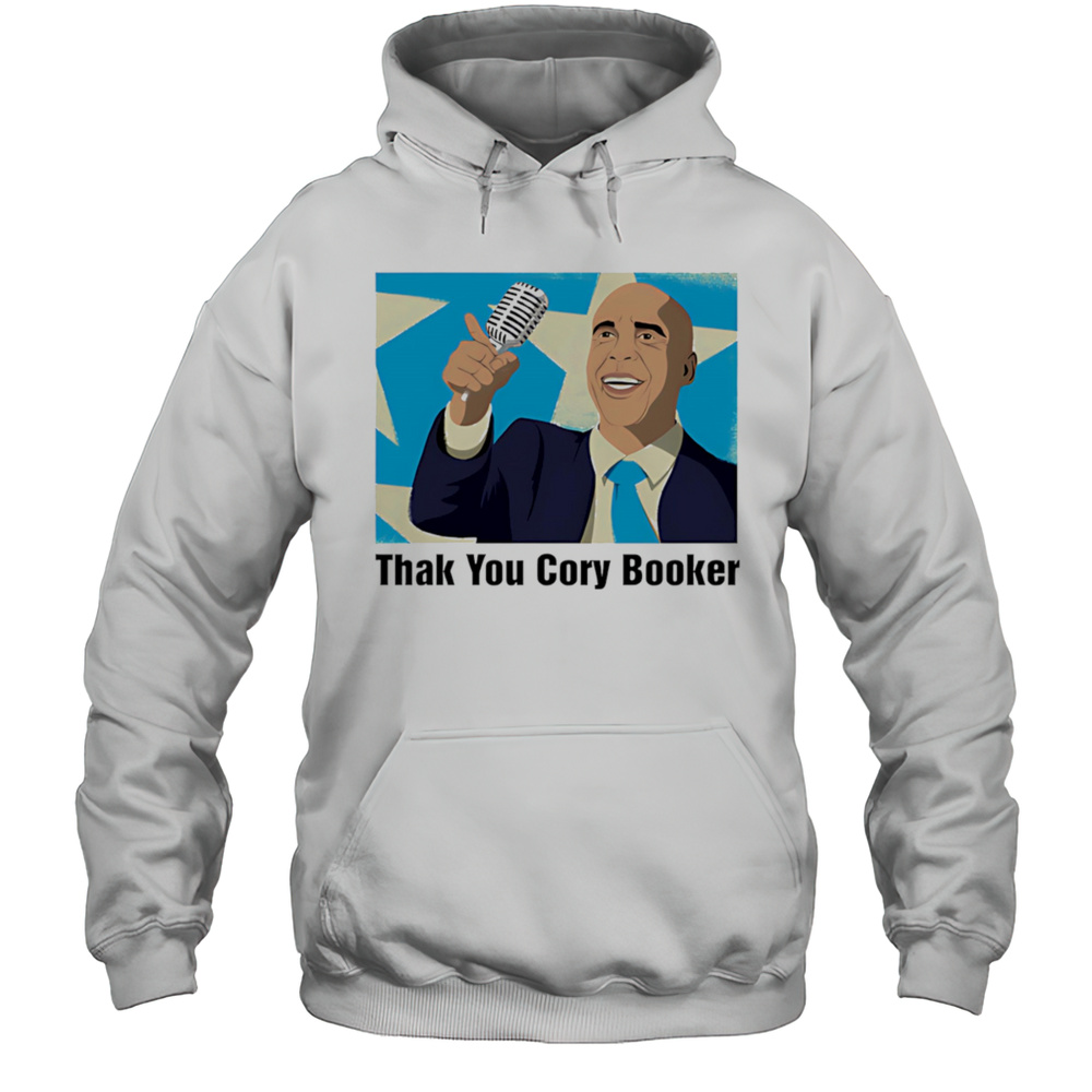 Cory Booker Thank You Shirt Unisex Hoodie