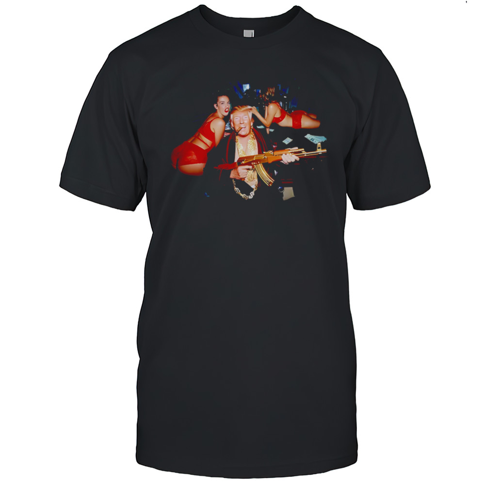 Mean Trump Gun Shirt