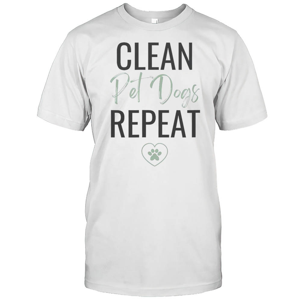 Nice Cleaning Lady For Cleaning Business Dog Lover T-Shirt