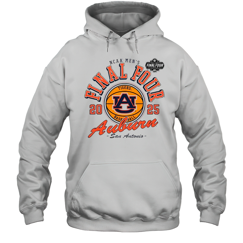 Official Auburn Tigers 2025 Final Four Vintage Basketball T-Shirt Unisex Hoodie