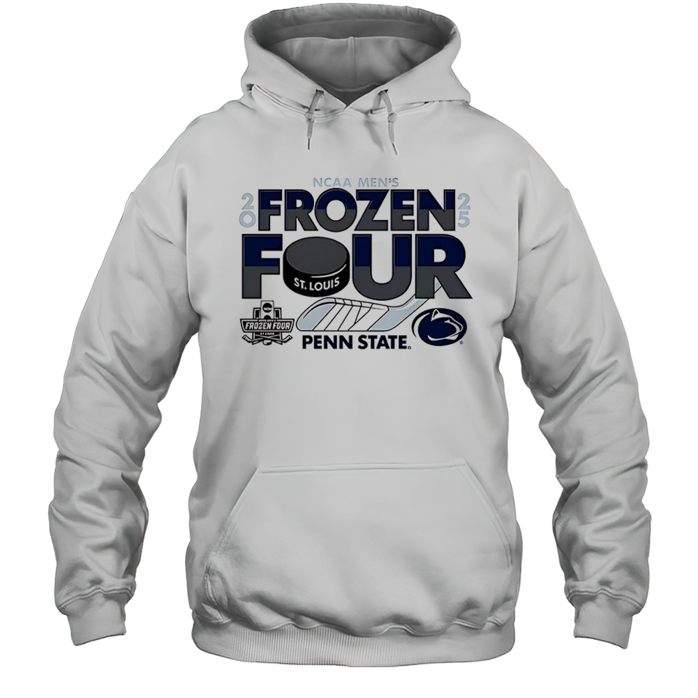 Penn State Nittany Lions 2025 NCAA Frozen Four Mens Ice Hockey Tournament Shirt Unisex Hoodie
