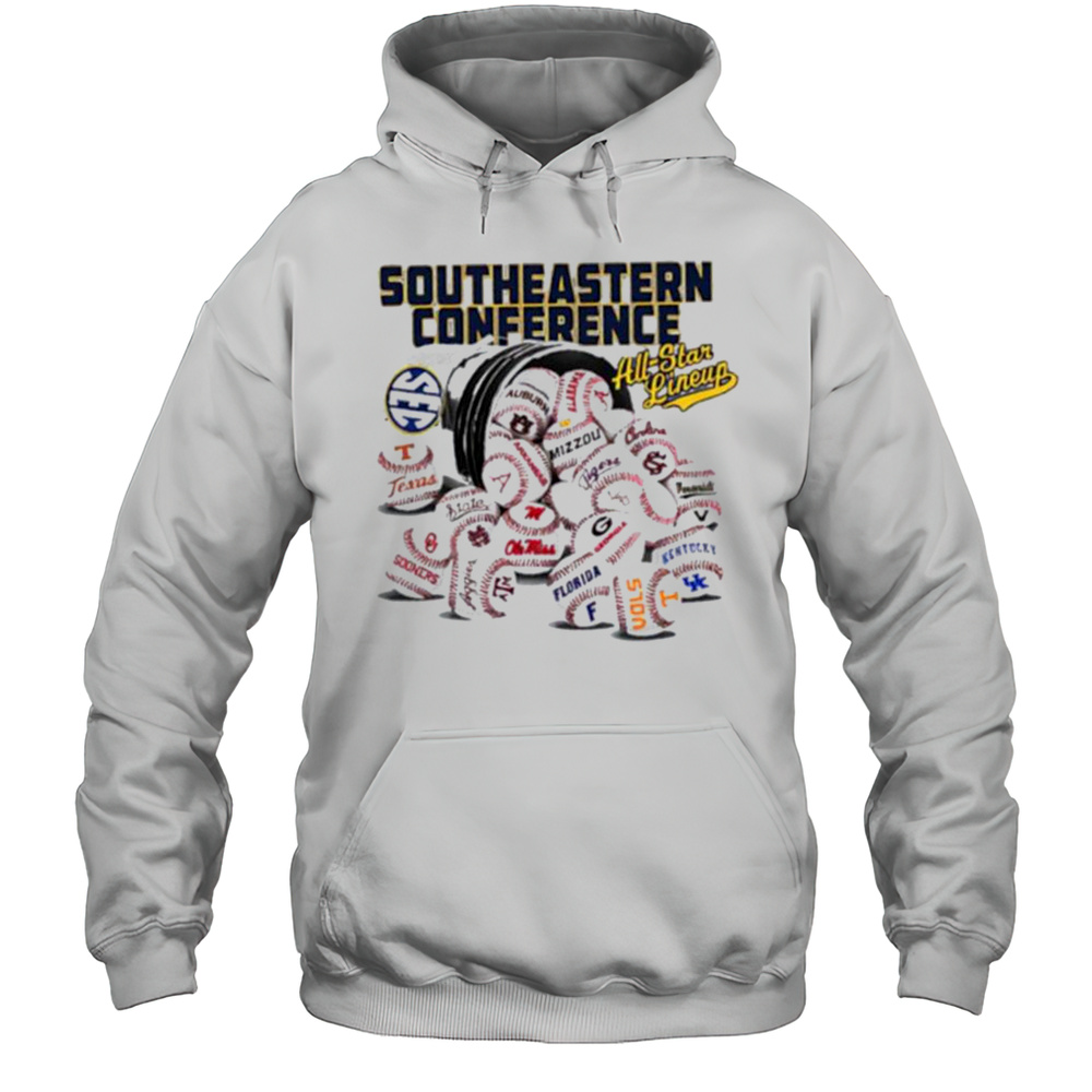 SEC 16 Team Baseball Bucket Shirt Unisex Hoodie