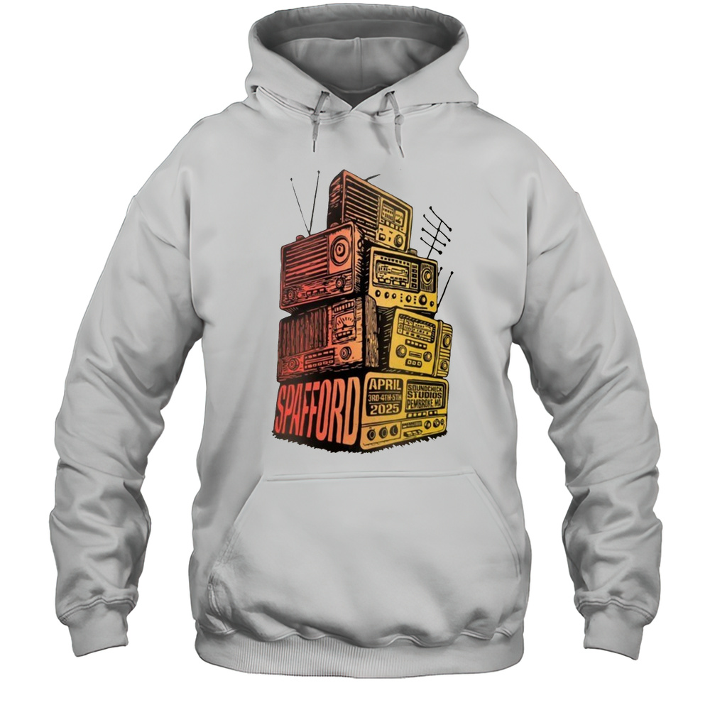 Spafford At Sdundcheck Studios In Pembroke MA On Apr 3-5 2025 Concert Poster T-Shirts Unisex Hoodie