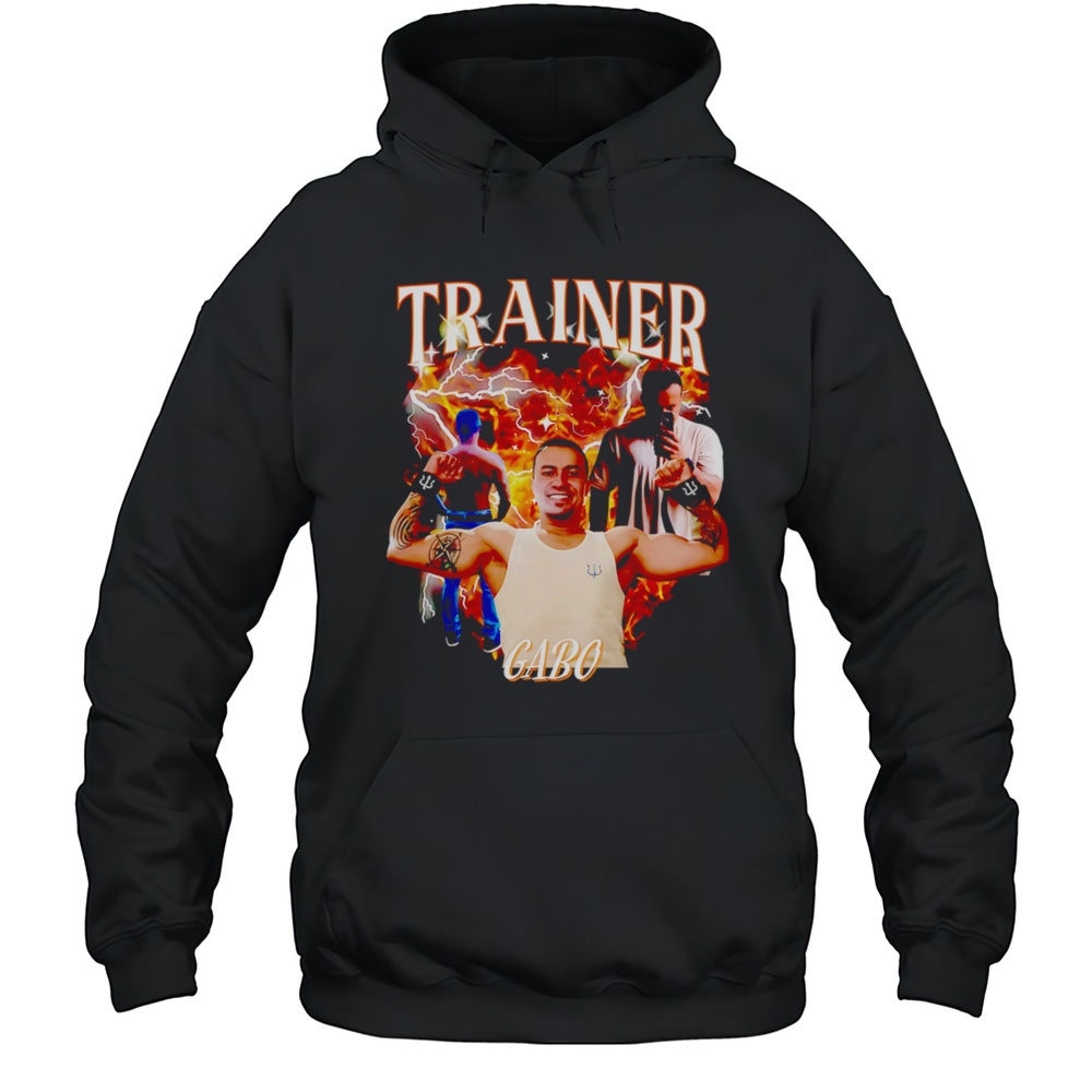 Trainer Gabo Graphic Lightning Shirt Unisex Hoodie