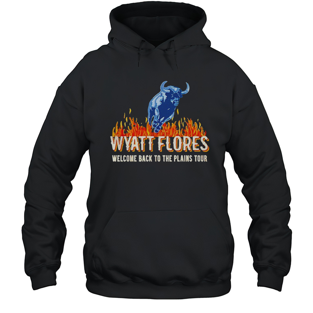 Wyatt Flores Welcome Back To The Plains Tour 2025 Shirt Unisex Hoodie