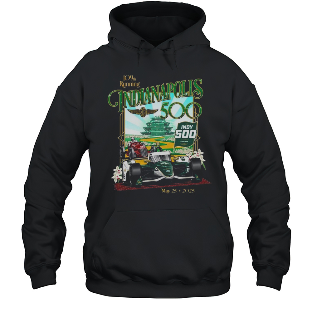 2025 Indianapolis 500 Past Champion 109th Running Shirt Unisex Hoodie